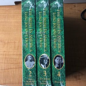 Irish in America: The Long Journey Home Disney, 3 Tapes of VHS Set